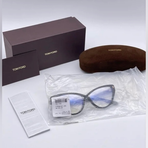 BRAND NEW Tom Ford FT5729-B/V 001 Women Eyeglasses - Picture 7 of 15